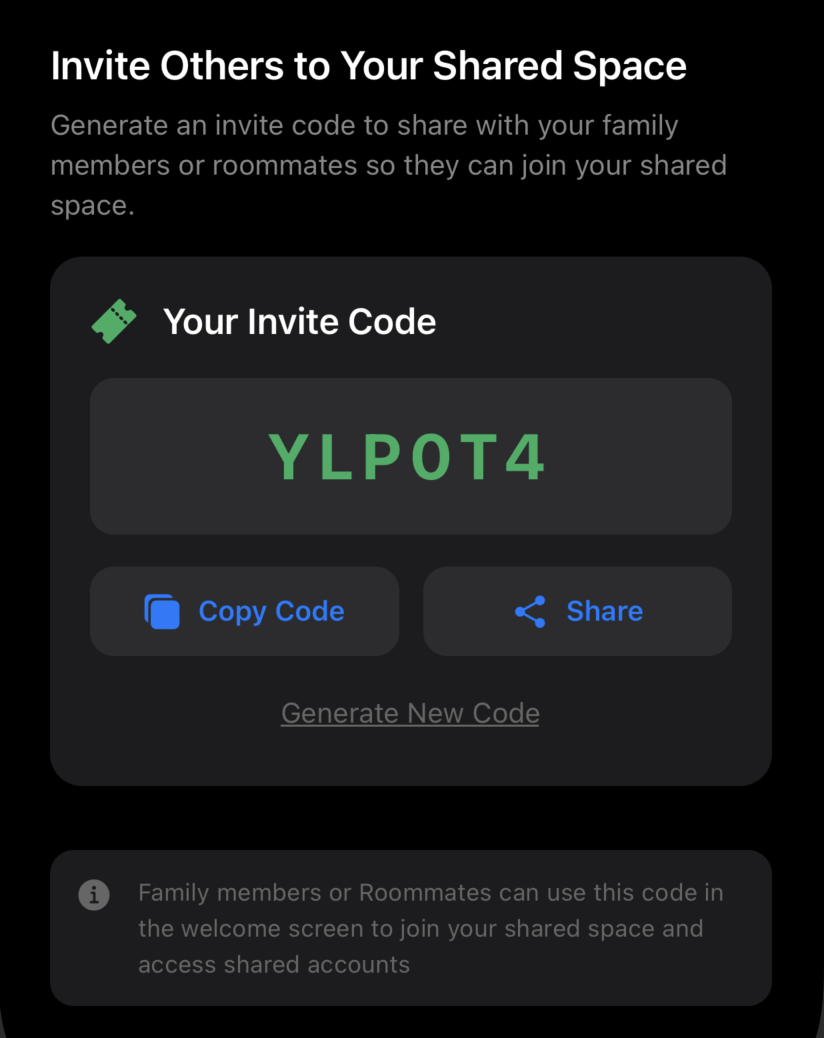 Shared Spaces screenshot